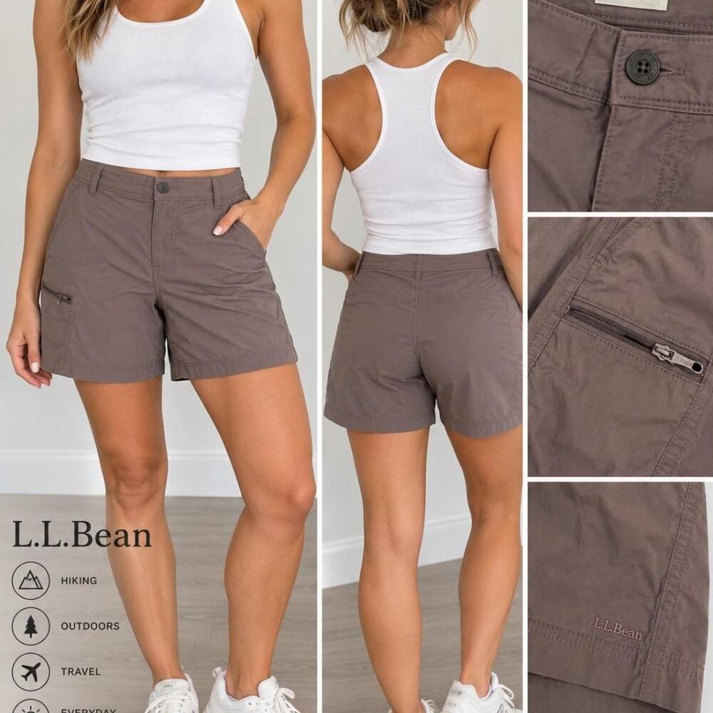 Llbean brown shorts